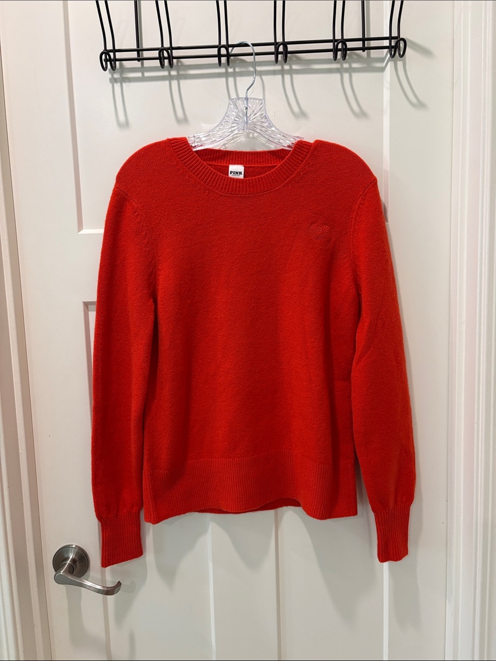 PINK Victoria's Secret Red Crewneck Sweater